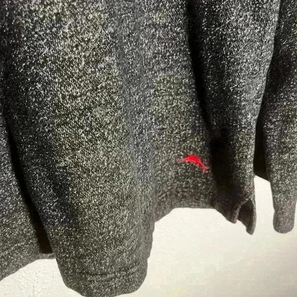 Men's TOMMY BAHAMA Gray Lightweight Fleece Pullover Crewneck Sweatshirt Size XL - Picture 6 of 6